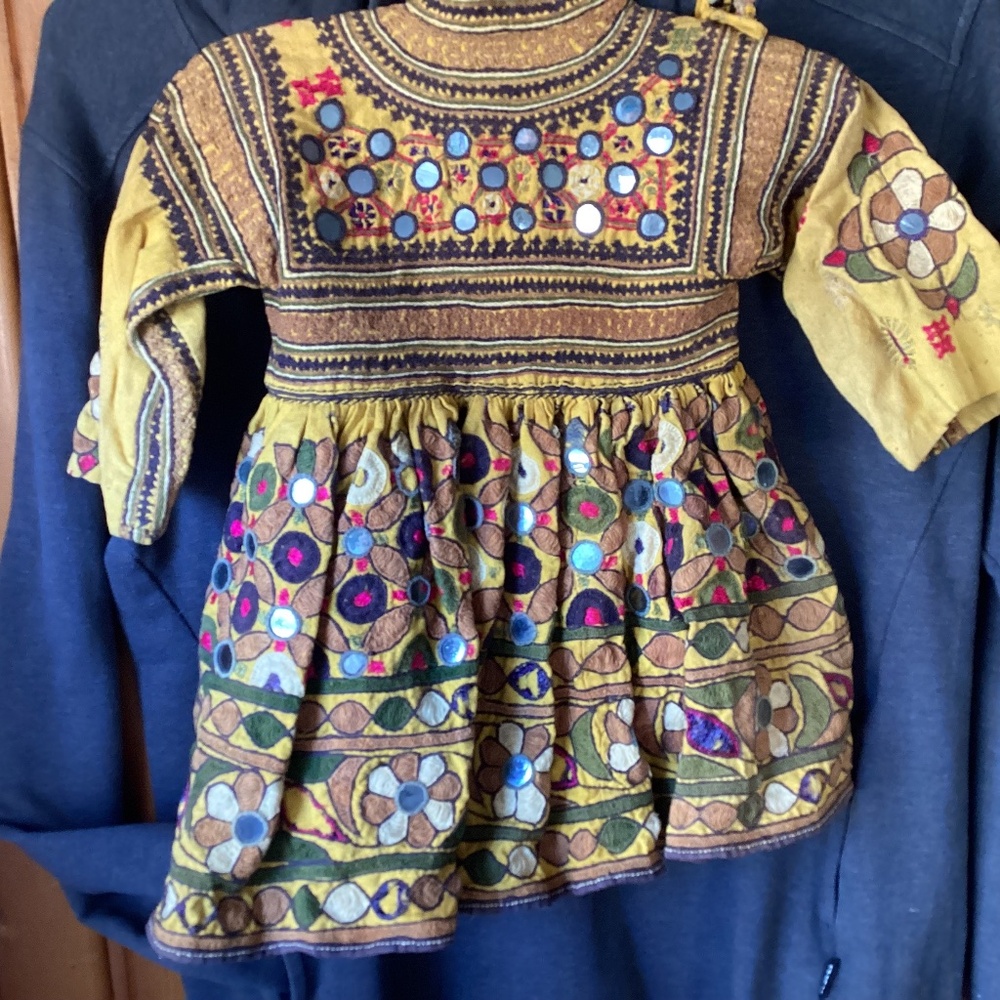 Child’s Afghan tribal vintage costume..